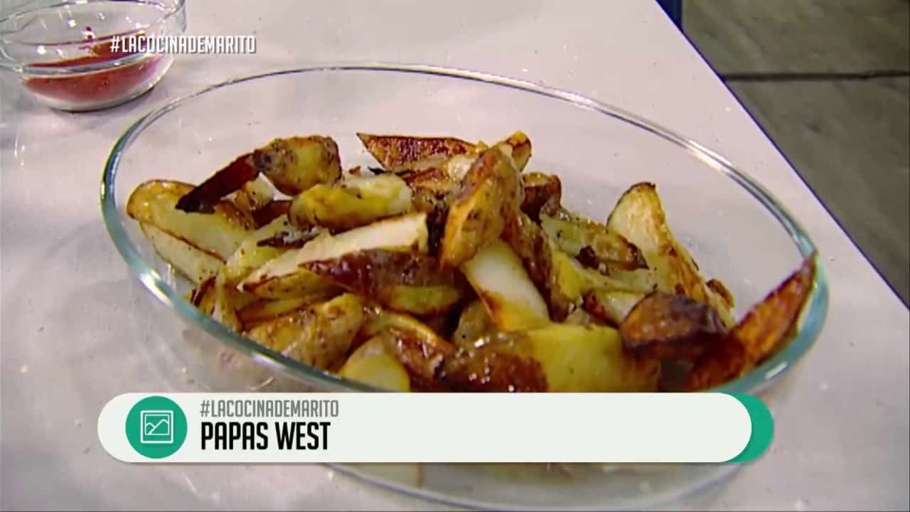 PAPAS WEST CON SALSAS  Día a Día